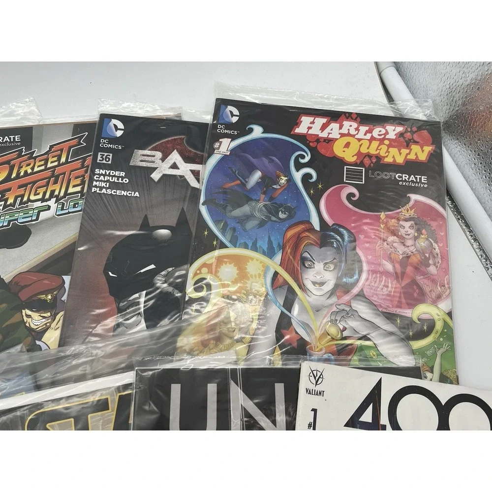 Lot‎ of 11 Loot Crate Comics, Most Sealed, Superman, Batman, Star Wars, Mad +